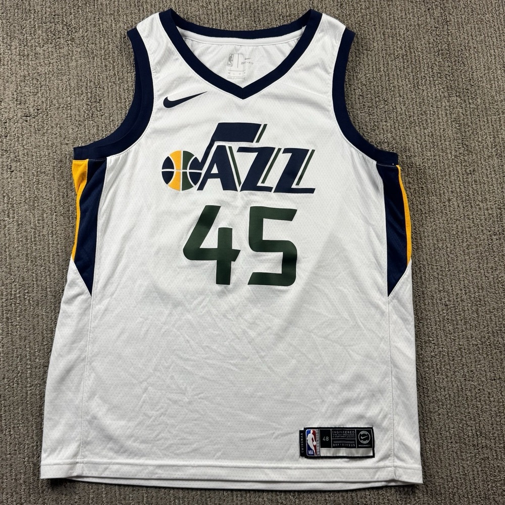 Nike Mens L 48 Utah Jazz Jersey Association Edition Swingman Donovan Mitchell 45